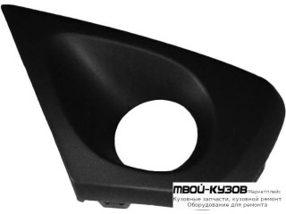 РЕШЕТКА БАМПЕРА ПЕРЕДНИЙ ЛЕВАЯ СТОРОНА С ОТВЕРСТИЯМИ ПОД ПРОТИВОТУМАННЫЕ ФАРЫ (ТАЙВАНЬ) для Renault DUSTER (2010-)