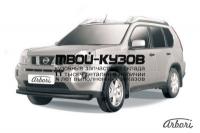 AFZDANXT04B - ЗАЩИТА ПЕРЕДНЕГО БАМПЕРА d76 (Arbori) Nissan X-Trail T31 (2007-2011)