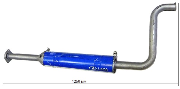 Глушитель доп. (резонатор) ВАЗ-21102 инж.дв.V1,5 ЕВРО-2 под катализ. (АвтоВАЗ) в уп.