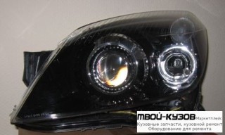 ФАРА ЛЕВАЯ СТОРОНА (КСЕНОН) С КОРРЕКТОР (EAGLE EYES) ВНУТРИ ЧЁРНЫЙ для Opel ASTRA H (06.2004-)