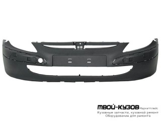 БАМПЕР ПЕРЕДНИЙ ГРУНТ (ТАЙВАНЬ) для Peugeot 307 (08.2001-)