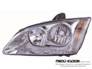 ФАРА ЛЕВАЯ СТОРОНА +/- КОРРЕКТОР (DEPO) для Ford FOCUS (2005-)