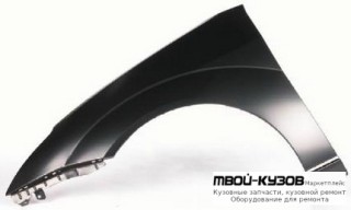 КРЫЛО ПЕРЕДНИЙ ЛЕВАЯ СТОРОНА БЕЗ ОТВ ПОД ПОВТОРИТЕЛЬ (USA) (ТАЙВАНЬ) для Ford FOCUS (11.1998 - 10.2001) (11.2001-)