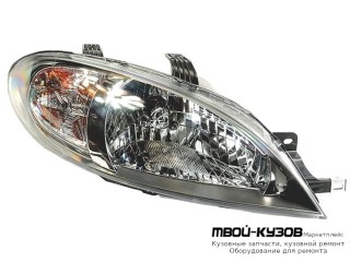 ФАРА ПРАВАЯ СТОРОНА С КОРРЕКТОР (ХЭТЧБЭК) (DEPO) для Ravon GENTRA (2015-), Chevrolet LACETTI (2004-) / DAEWOO NUBIRA (2004-)