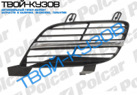 ALMERA 00-03 РЕШЕТКА РАДИАТОРА ЛЕВАЯ С ХРОМОМ