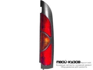 ФОНАРЬ ЗАДНИЙ ВНЕШНИЙ ПРАВАЯ СТОРОНА П/ ДВОЙН ДВЕРЬ (DEPO) для Renault KANGOO (1997-2002)