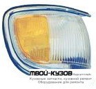 УКАЗ.ПОВОРОТА УГЛОВОЙ ПРАВАЯ СТОРОНА С ХРОМ МОЛДИНГ (DEPO) БЕЛ-ЖЕЛТ для Nissan PATFINDER R50 USA (1996-1999) (1999-2004) TERRANO (10.1997 - 1999)