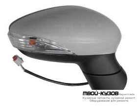 ЗЕРКАЛО ПРАВАЯ СТОРОНА ЭЛЕКТР С ПОДОГРЕВОМ С УКАЗАТЕЛЬ ПОВОРОТА , АВТОСКЛАДЫВ (CONVEX) (ТАЙВАНЬ) для Ford FIESTA (2008-)