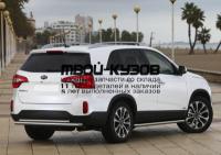 R.2807.009 - ЗАЩИТА ЗАДНЕГО БАМПЕРА d57+d42 (RIVAL) Kia Sorento Prime (2012-)