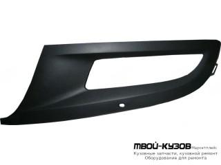 РЕШЕТКА БАМПЕРА ПЕРЕДНИЙ ЛЕВАЯ СТОРОНА П/ПРОТИВОТУМ (ХЭТЧБЭК) (ТАЙВАНЬ) для Volkswagen POLO (09.2010 - 2020)