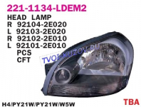 TUCSON   06.04-  ФАРА ЛЕВАЯ   221-1134L-LDEM2