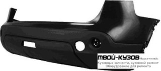 БАМПЕР ЗАДНИЙ ГРУНТ (ТАЙВАНЬ) для Nissan QASHQAI (2007-)
