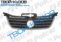 CADDY 04- /TOURAN 03- РЕШЁТКА РАДИАТОРА ЧЁРНАЯ