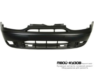 БАМПЕР ПЕРЕДНИЙ С ОТВЕРСТИЯМИ ПОД ПРОТИВОТУМАННЫЕ ФАРЫ ЧЁРНЫЙ (ТАЙВАНЬ) для Fiat PALIO (04.1997-)