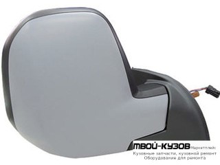ЗЕРКАЛО ПРАВАЯ СТОРОНА ЭЛЕКТР С ПОДОГРЕВОМ , С ТЕМПЕР ДАТЧИК (CONVEX) ГРУНТ (ТАЙВАНЬ) для Peugeot PARTNER (2008-2015), Citroen BERLINGO (2008-)