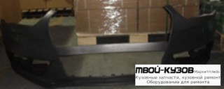 БАМПЕР ПЕРЕДНИЙ БЕЗ ОТВ ПОД ДАТЧИКИ , С ОТВЕРСТИЯМИ ПОД ОМЫВАТЕЛЬ ФАР , ГРУНТ (КИТАЙ) для Audi A4 (2012-2015)