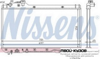 РАДИАТОР ОХЛАЖДЕНИЯ AT 2 для Toyota RAV4 (04.1994 - 08.1997) (09.1997 - 08.2000)