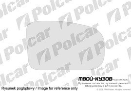 СТЕКЛО ЗЕРКАЛА ПРАВОЕ НИЖНЕЕ ПАНОРАМА для BOXER/JUMPER/DUCATO 06-