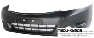 БАМПЕР ПЕРЕДНИЙ БЕЗ ОТВ П/ОМЫВАТЕЛЬ ФАР (ТАЙВАНЬ) для Nissan TEANA (2008-2013)