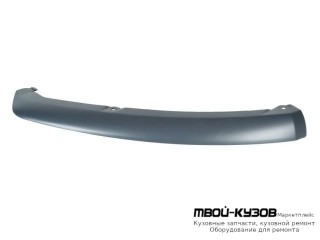 СПОЙЛЕР БАМПЕРА ПЕРЕДНИЙ ПРАВАЯ СТОРОНА ТЕМНО-СЕРЫЙ (КИТАЙ) для Ford FOCUS (2011-2014)