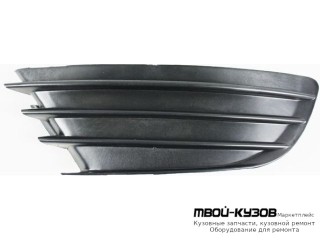 РЕШЕТКА БАМПЕРА ПЕРЕДНИЙ ЛЕВАЯ СТОРОНА БЕЗ ОТВЕРСТИЙ ПОД ПРОТИВОТУМАННЫЕ ФАРЫ (АРГЕНТИНА) для Citroen C4 (11.2004-) PICASSO (2006-)