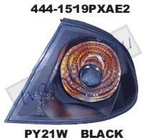 e46 указ.поворота угловой л+п (комплект) (седан) тюнинг прозрач хрустал внутри черн 444-1519PXAE2