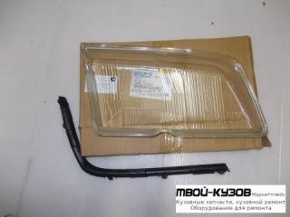 СТЕКЛО ФАРЫ ЛЕВАЯ СТОРОНА С РАМК (DEPO) для Mercedes W202 (06.1993 - 06.2000)
