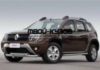 R.4703.002 - ЗАЩИТА ПЕРЕДНЕГО БАМПЕРА d57+d42 (RIVAL) Renault Duster рестайлинг (2015-)