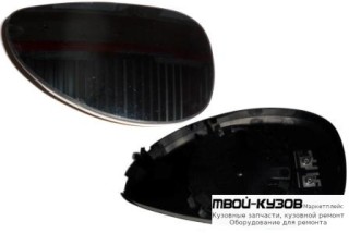 СТЕКЛО ЗЕРКАЛА ПРАВАЯ СТОРОНА С ПОДОГРЕВОМ (CONVEX) (ТАЙВАНЬ) для Citroen C4 (11.2004-) PICASSO (2006-)