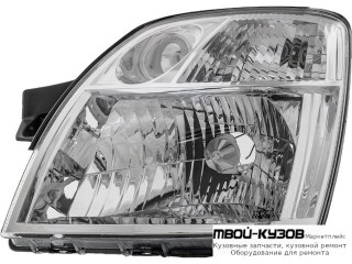 ФАРА ЛЕВАЯ СТОРОНА ПОД КОРРЕКТОР (DEPO) для KIA PICANTO (2004-2007)