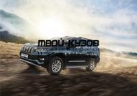 R.5704.016 - ЗАЩИТА ШТАТНЫХ ПОРОГОВ d42 (RIVAL) Toyota Land Cruiser Prado 150 (2017-)