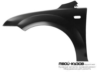 КРЫЛО ПЕРЕДНИЙ ЛЕВАЯ СТОРОНА С ОТВ ПОД ПОВТОРИТЕЛЬ (ТАЙВАНЬ) для Ford FOCUS (2005-)