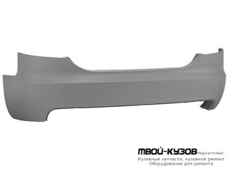 БАМПЕР ЗАДНИЙ БЕЗ ОТВ ПОД ДАТЧИКИ , ГРУНТ (КИТАЙ) для Audi A6 (2008-2010)