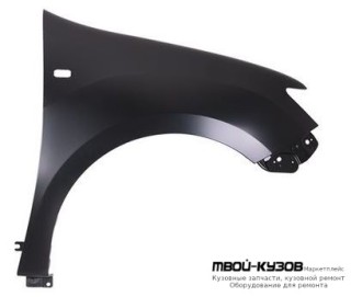 КРЫЛО ПЕРЕДНИЙ ПРАВАЯ СТОРОНА С ОТВ ПОД ПОВТОРИТЕЛЬ (ТАЙВАНЬ) для Renault LOGAN / SANDERO (2014-)