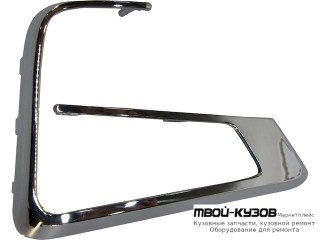 МОЛДИНГ РЕШЕТКИ БАМПЕРА ПРАВАЯ СТОРОНА ХРОМ (КИТАЙ) для Chery TIGGO 4 (2018-2023) / TIGGO 4 PRO (2020-2023)