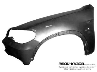 КРЫЛО ПЕРЕДНИЙ ЛЕВАЯ СТОРОНА С ОТВ П/ОМЫВАТЕЛЬ (ТАЙВАНЬ) для BMW E70 X5 (2007-)