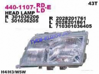 ФАРА левая 92-  - для MERCEDES W202