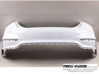 БАМПЕР ЗАДНИЙ КРАШЕН (РОССИЯ) для Hyundai SOLARIS (2017-)