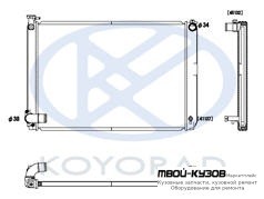РАДИАТОР ОХЛАЖДЕНИЯ ГИБРИД AT 3.3 (KOYO) для Toyota HIGHLANDER (2001-2003) (2004-) USA, Lexus RX 300 (02.2003 - 12.2008)