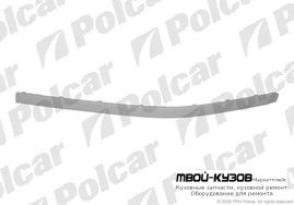 НАКЛАДКА БАМПЕРА ПРАВАЯ ГРУНТ ПОД ХРОМ БЕЗ ОТВ.ПАРКТРОНИК для 5 E39 00-03