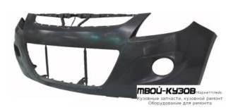 БАМПЕР ПЕРЕДНИЙ С ОТВЕРСТИЯМИ ПОД ПРОТИВОТУМАННЫЕ ФАРЫ (ТАЙВАНЬ) для Hyundai I20 (2009-)