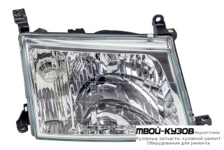 ФАРА ПРАВАЯ СТОРОНА ПОД КОРРЕКТОР (DEPO) для Toyota LANDCRUISER 100 (1998-)