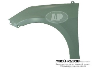 КРЫЛО ПЕРЕДНИЙ ЛЕВАЯ СТОРОНА БЕЗ ОТВ ПОД ПОВТОРИТЕЛЬ (ТАЙВАНЬ) для Hyundai SOLARIS (2011-)