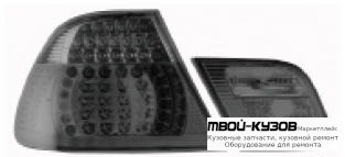 ФОНАРЬ ЗАДНИЙ ВНЕШНИЙ+ВНУТР ЛЕВАЯ + ПРАВАЯ (КОМПЛЕКТ) ТЮНИНГ ДИОД УКАЗАТЕЛЬ ПОВОРОТА СТОП СИГНАЛ ХРУСТАЛ ТОНИР (EAGLE EYES) ВНУТРИ ХРОМ для BMW E46 КУПЕ (10.1998 - 03.2003) (2003-2006)