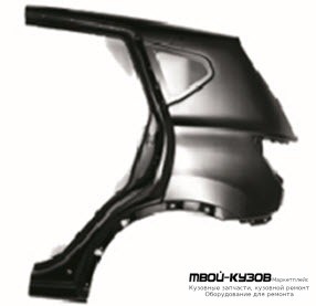 КРЫЛО ЗАДНИЙ ЛЕВАЯ СТОРОНА (КИТАЙ) для Nissan QASHQAI (2007-)