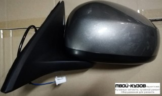 ЗЕРКАЛО ПРАВАЯ СТОРОНА ЭЛЕКТР , КРЫШК КРАШЕН СЕРЫЙ. (КИТАЙ) для Nissan ALMERA G15 (2013-)