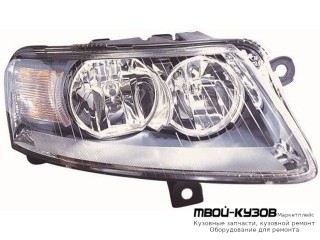 ФАРА ПРАВАЯ СТОРОНА ПОД КОРРЕКТОР (DEPO) для Audi A6 (04.2004-)