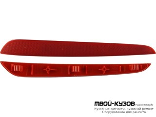 ФОНАРЬ-КАТАФОТ ЛЕВАЯ СТОРОНА В ЗАДНИЙ БАМПЕР (DEPO) для BMW G30 / 31 5 series (2016-)