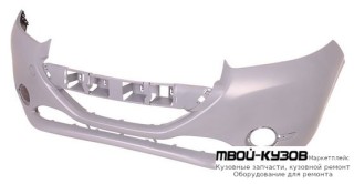 БАМПЕР ПЕРЕДНИЙ , ГРУНТ (ТАЙВАНЬ) для Peugeot 208 (2012-)