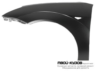 КРЫЛО ПЕРЕДНИЙ ЛЕВАЯ СТОРОНА С ОТВ ПОД ПОВТОРИТЕЛЬ (ТАЙВАНЬ) для Ford FOCUS (11.1998 - 10.2001) (11.2001-)